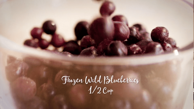 Wild blueberries scones