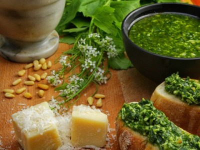 Wild Garlic Mustard Pesto featured on edibletorontomagazine